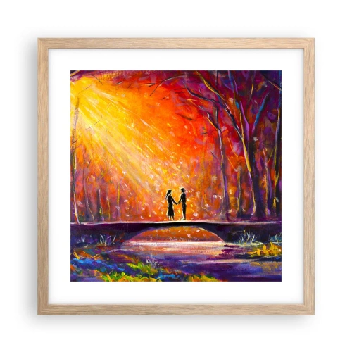 Plakat w ramie jasny dąb - Niebo ich też kocha - 40x40 cm