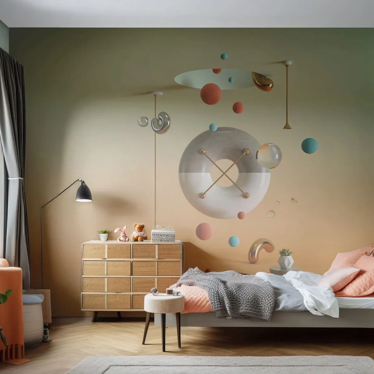 Fototapeta Samoprzylepna Deluxe Sticker - Wszystko się zdarzyć może - Abstrakcja, Surrealizm, 3D - 250x175 cm
