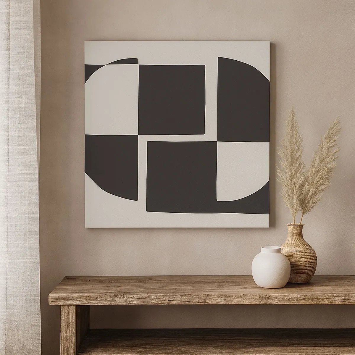 Obraz na płótnie - Antyteza – synteza - 30x30 cm