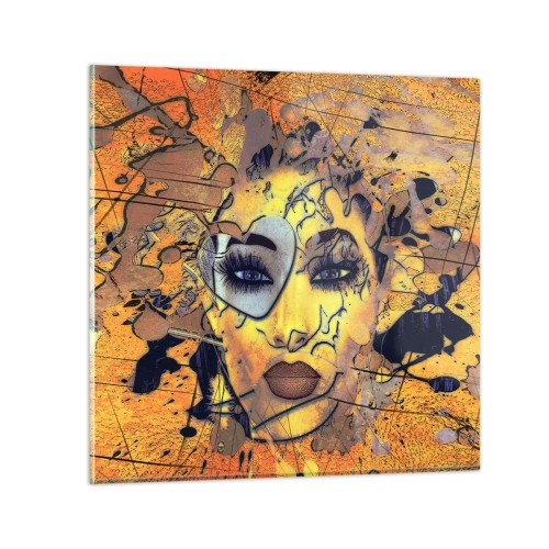 Obraz na szkle - Słoneczna piękność - 60x60 cm