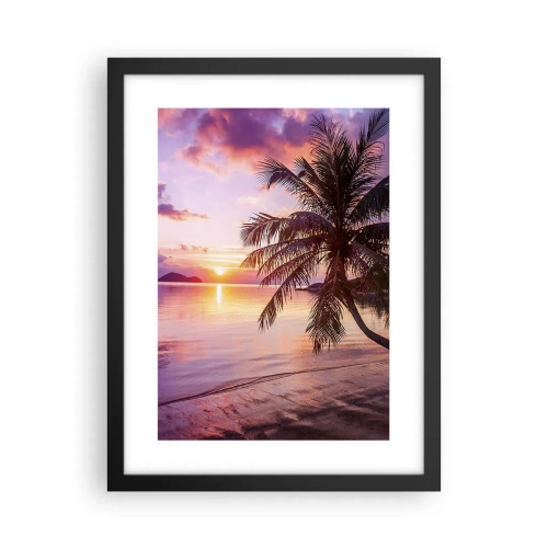 Plakat w czarnej ramie - Błogość aż po horyzont - 30x40 cm