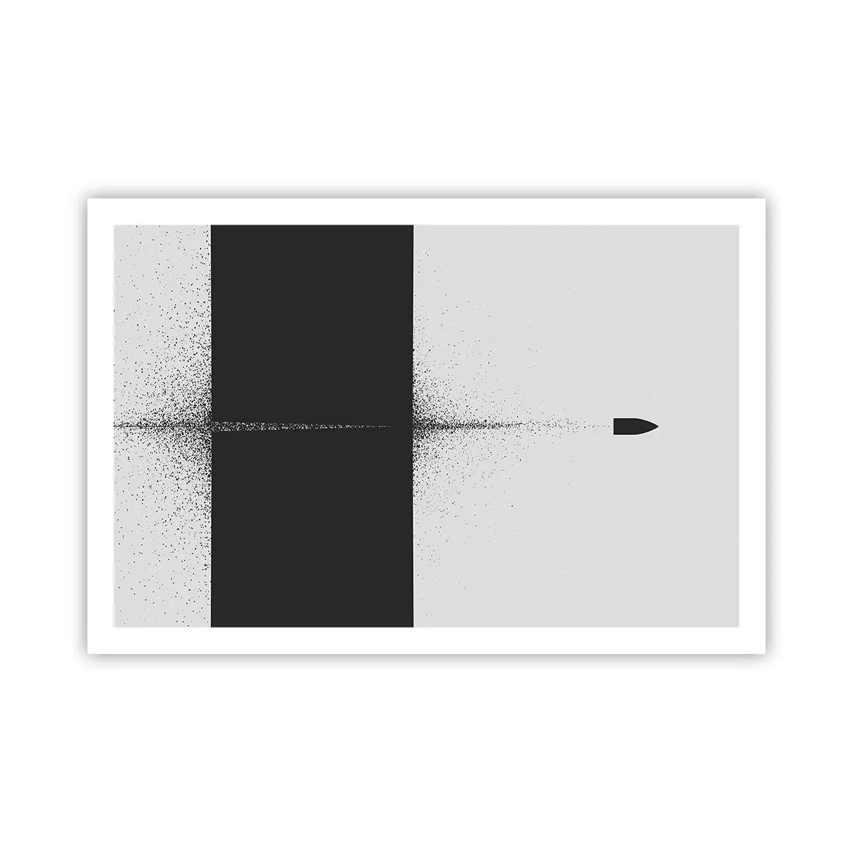Plakat - Prosto do celu - 91x61 cm