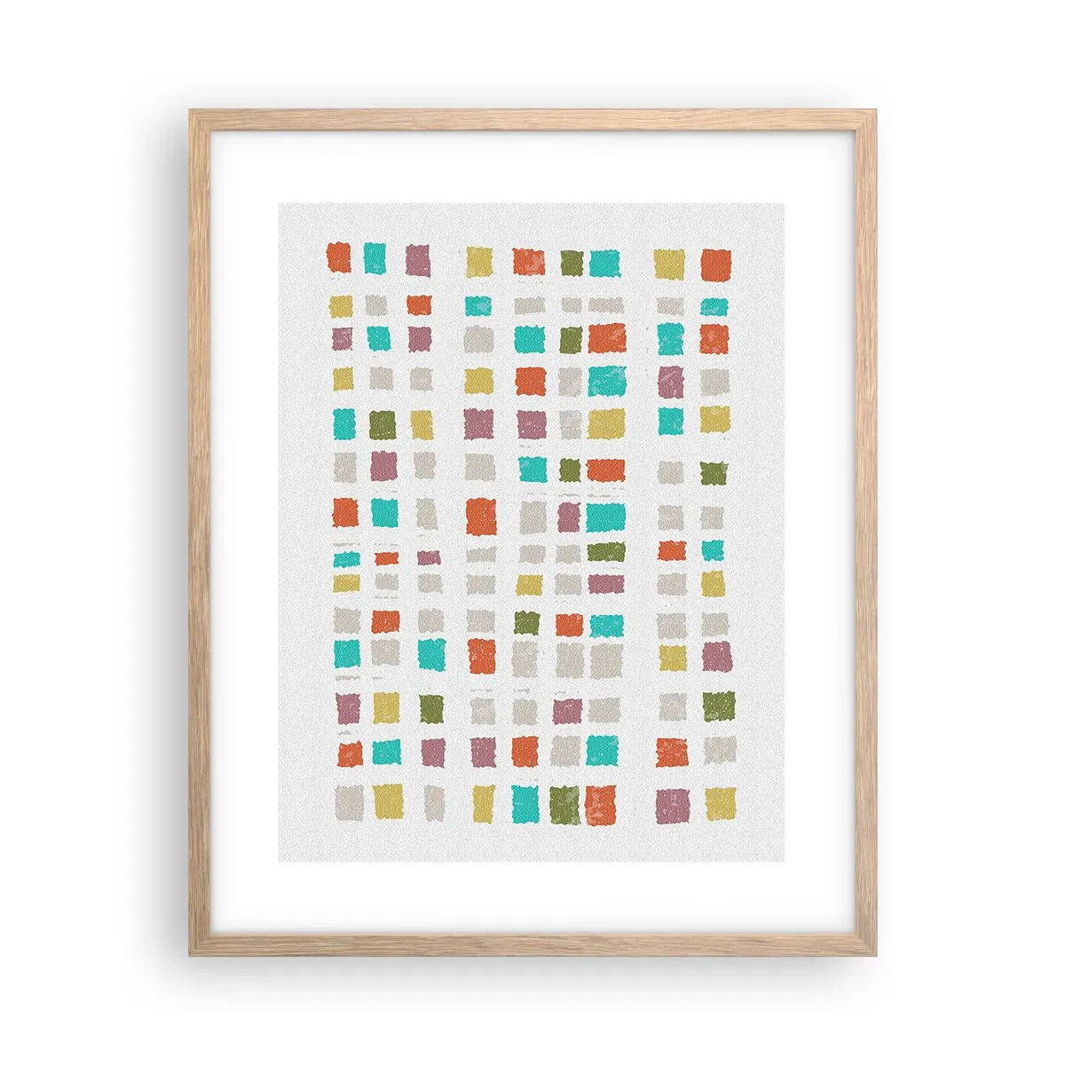 Plakat w ramie jasny dąb - Nieznana gra - 40x50 cm