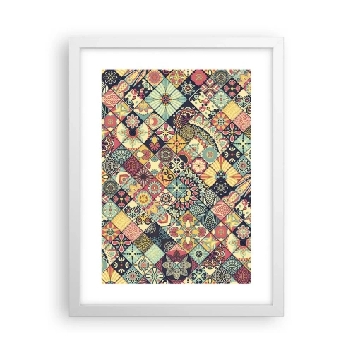 Plakat w białej ramie - Marokańskie klimaty - 30x40 cm