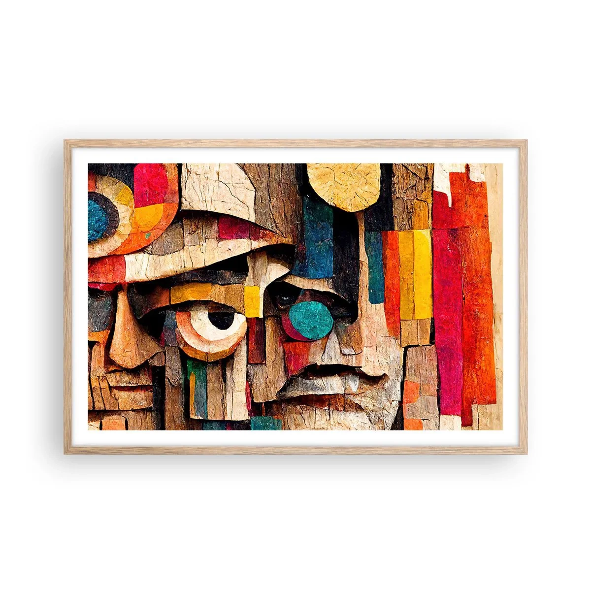 Plakat w ramie jasny dąb - Widzę cię… - 91x61 cm