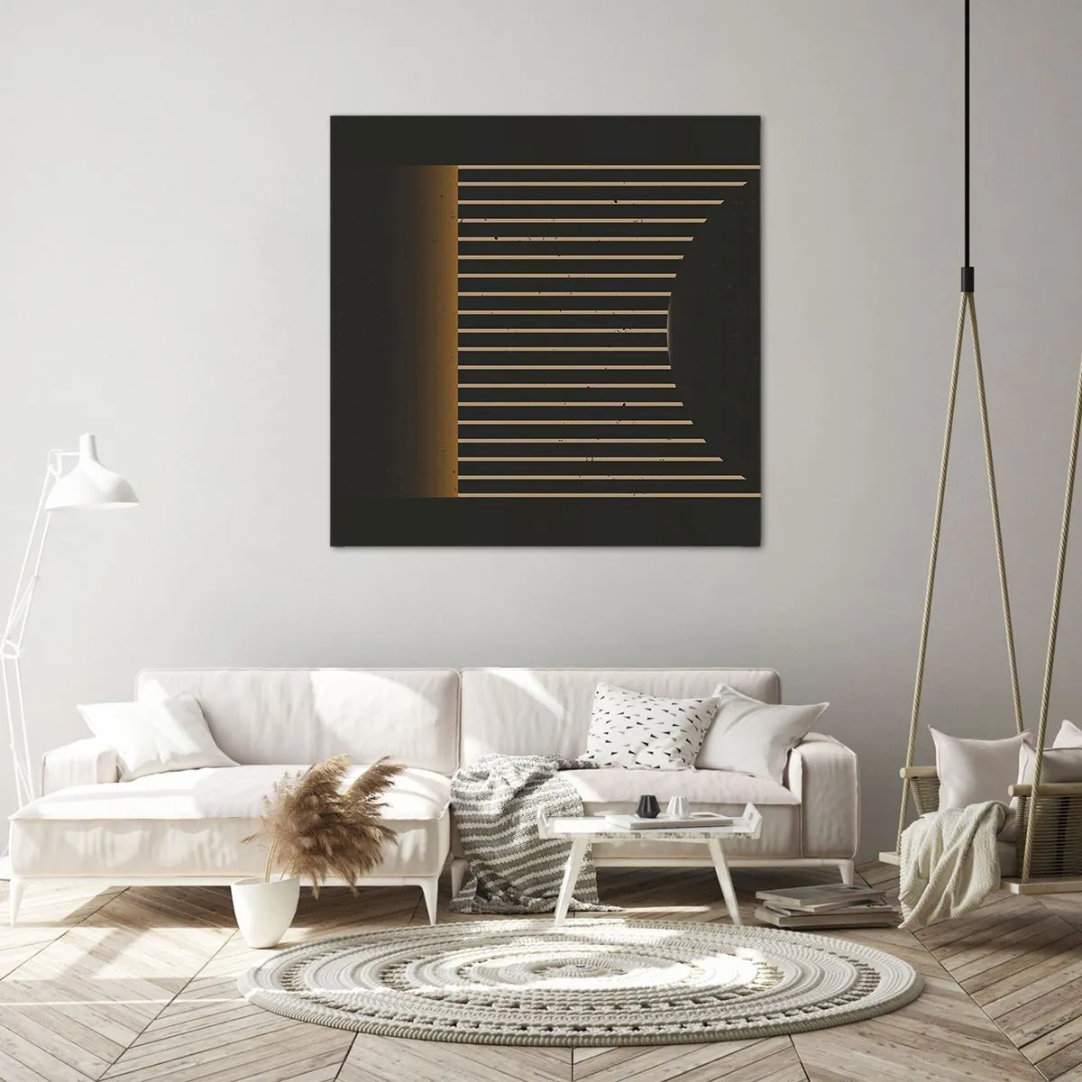 Obraz na płótnie - Zbadać ciemność - 70x70 cm