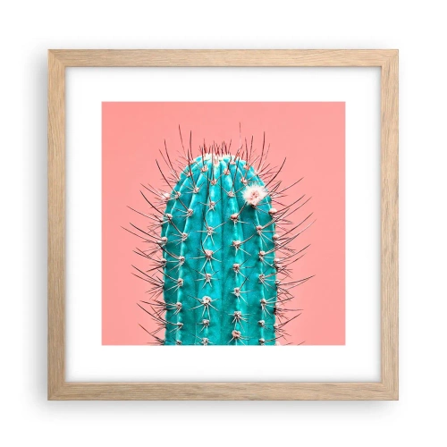 Plakat w ramie jasny dąb - Tylko patrz - 30x30 cm