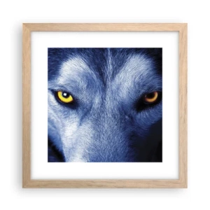 Plakat w ramie jasny dąb - Hipnotyzujące spojrzenie - 30x30 cm