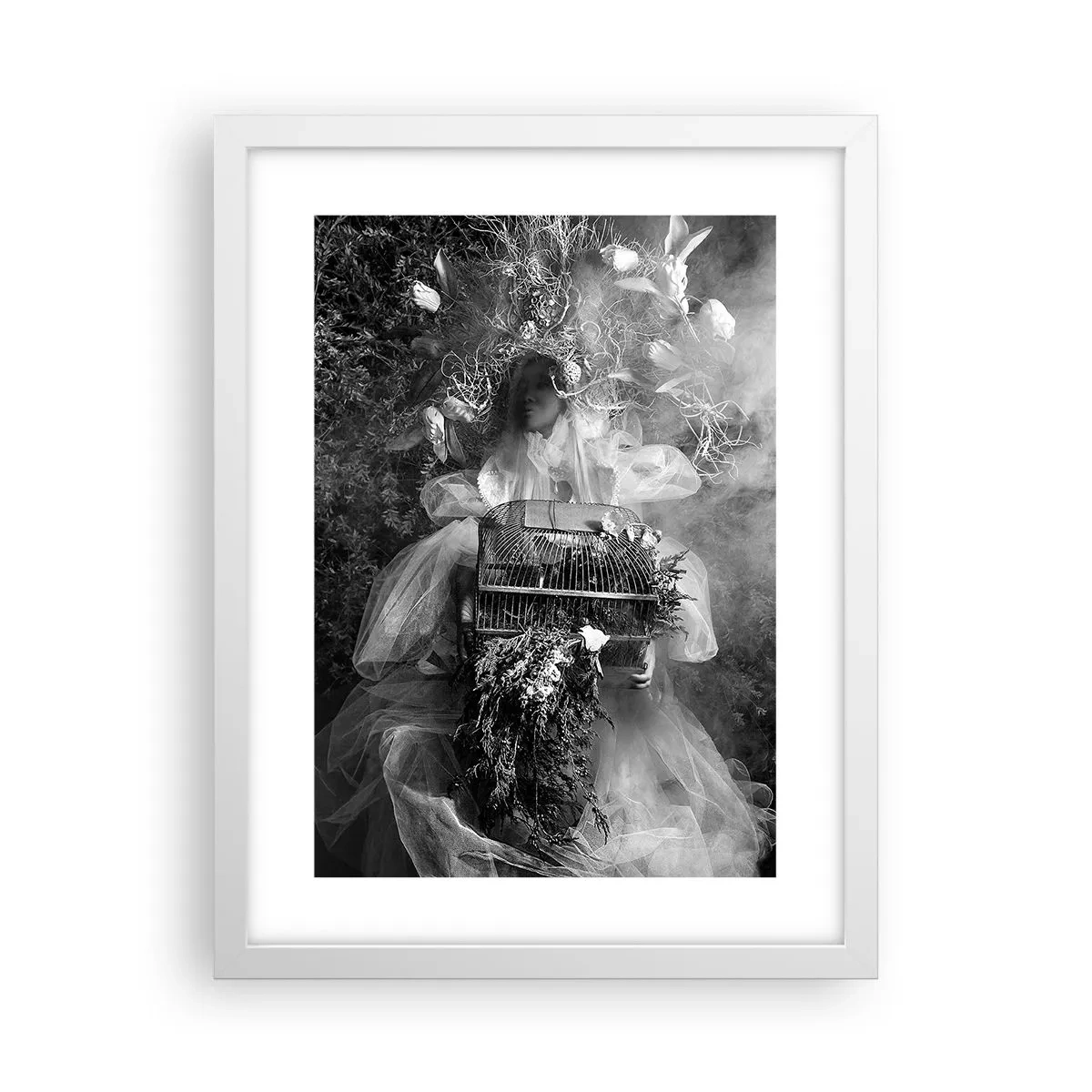Plakat w białej ramie - Sama Matka – Natura - 30x40 cm