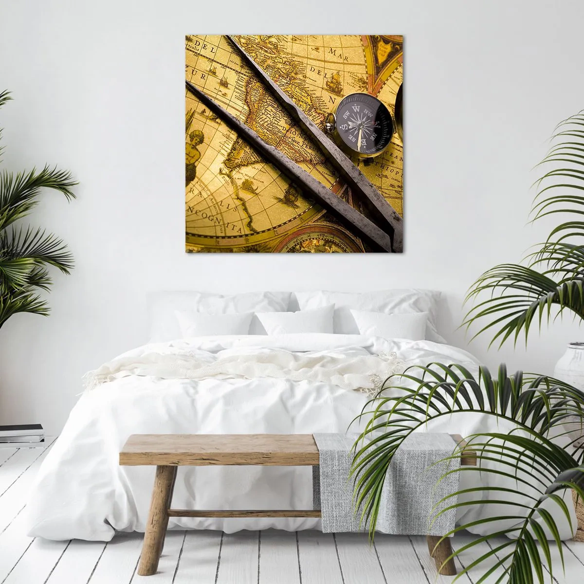 Obraz na płótnie - Gdze te skarby? - 60x60 cm