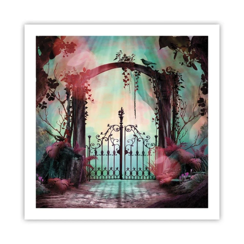 Plakat - Tajemniczy ogród - 60x60 cm