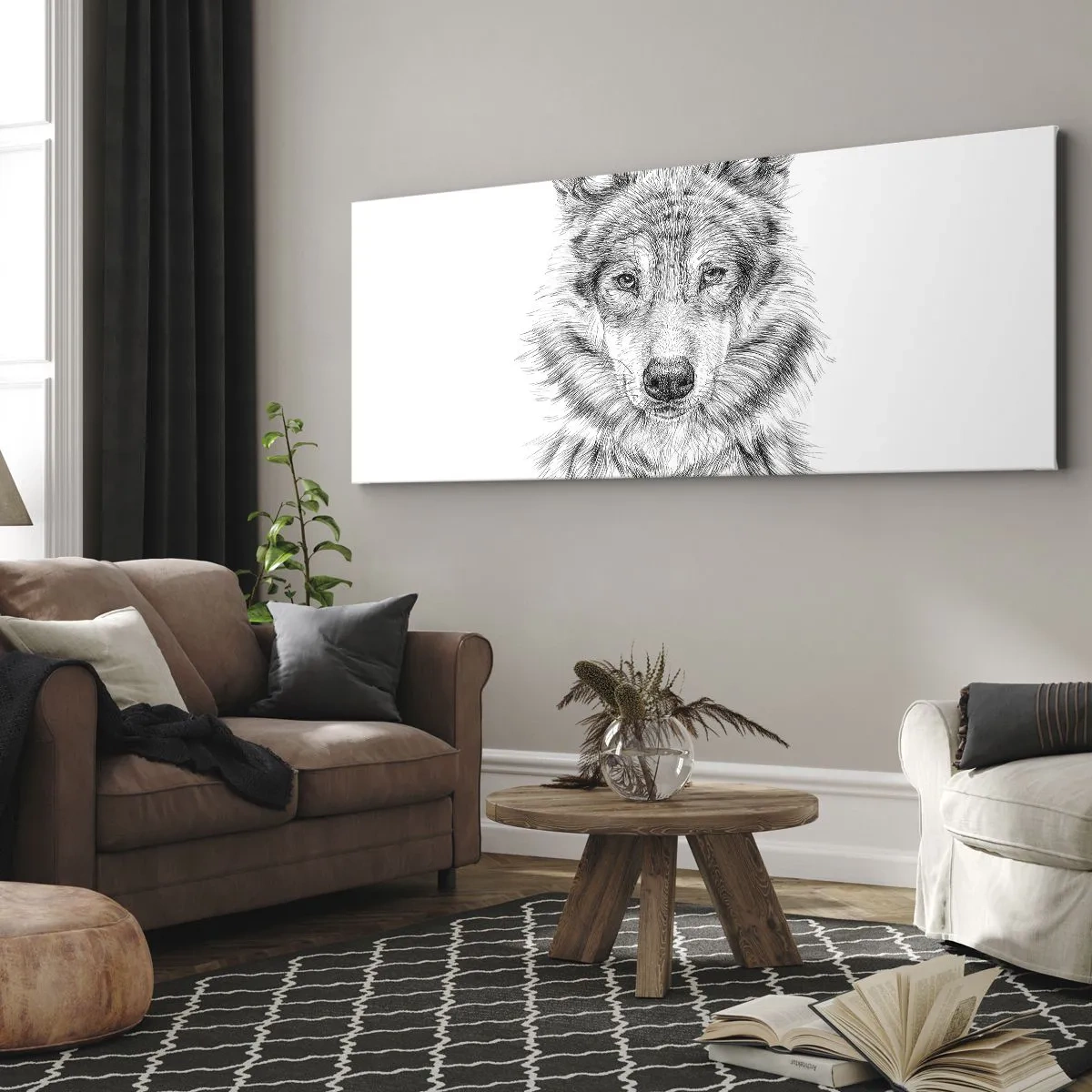 Obraz na płótnie - Urodzony przywódca - 100x40 cm