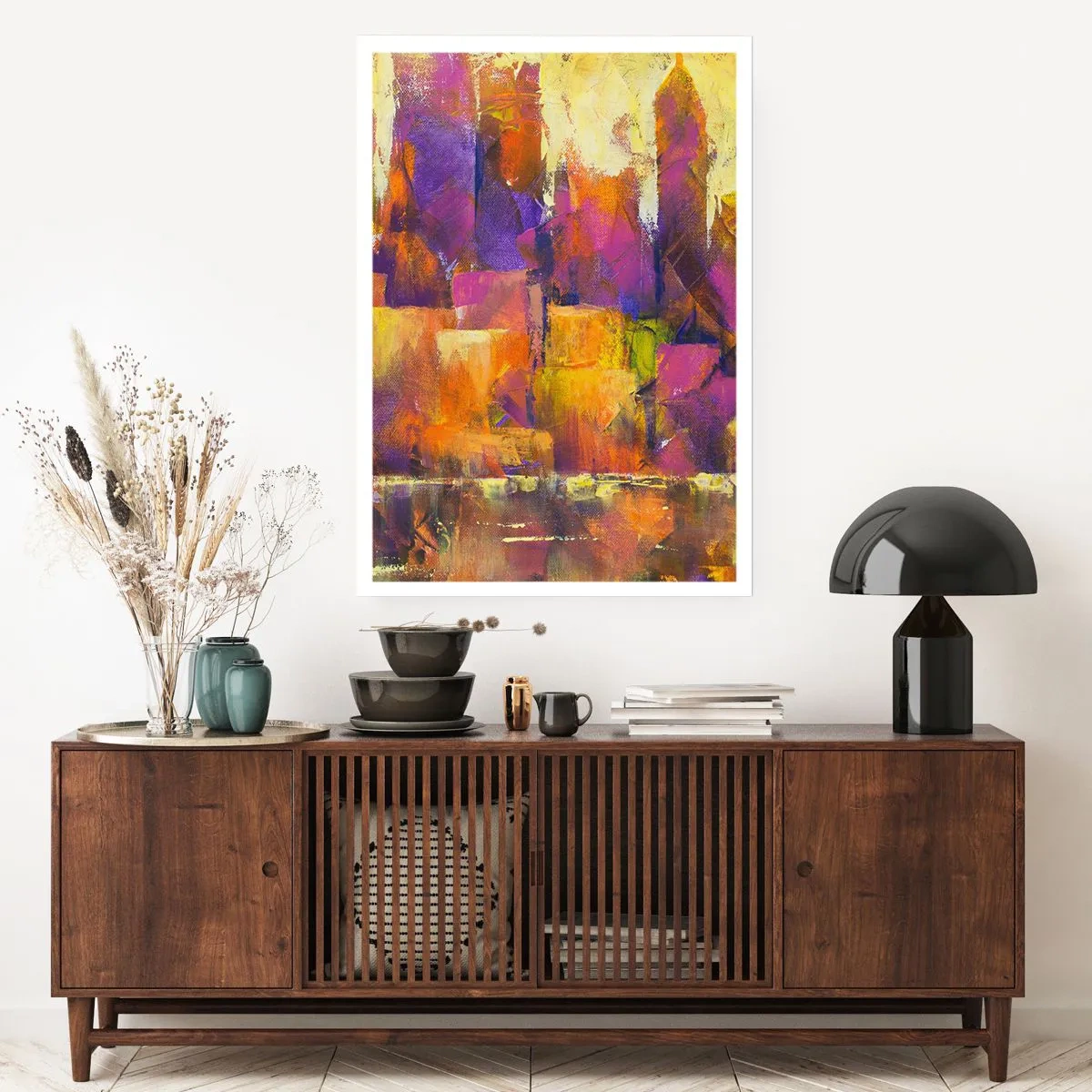 Plakat - Kompozycja metropolitalna - 70x100 cm