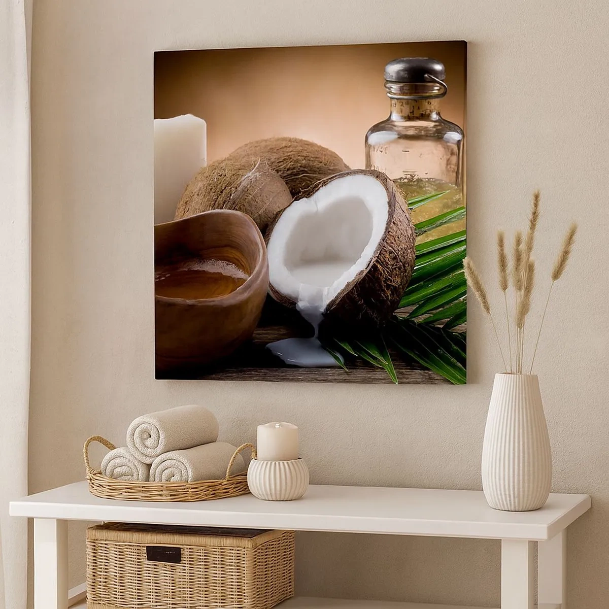 Obraz na płótnie - Zdrowie z tropikalnych wysp - 30x30 cm