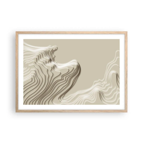 Plakat w ramie jasny dąb - Topografia sztuki - 70x50 cm