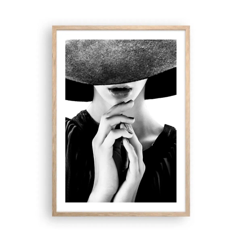 Plakat w ramie jasny dąb - Skryte piękno - 50x70 cm