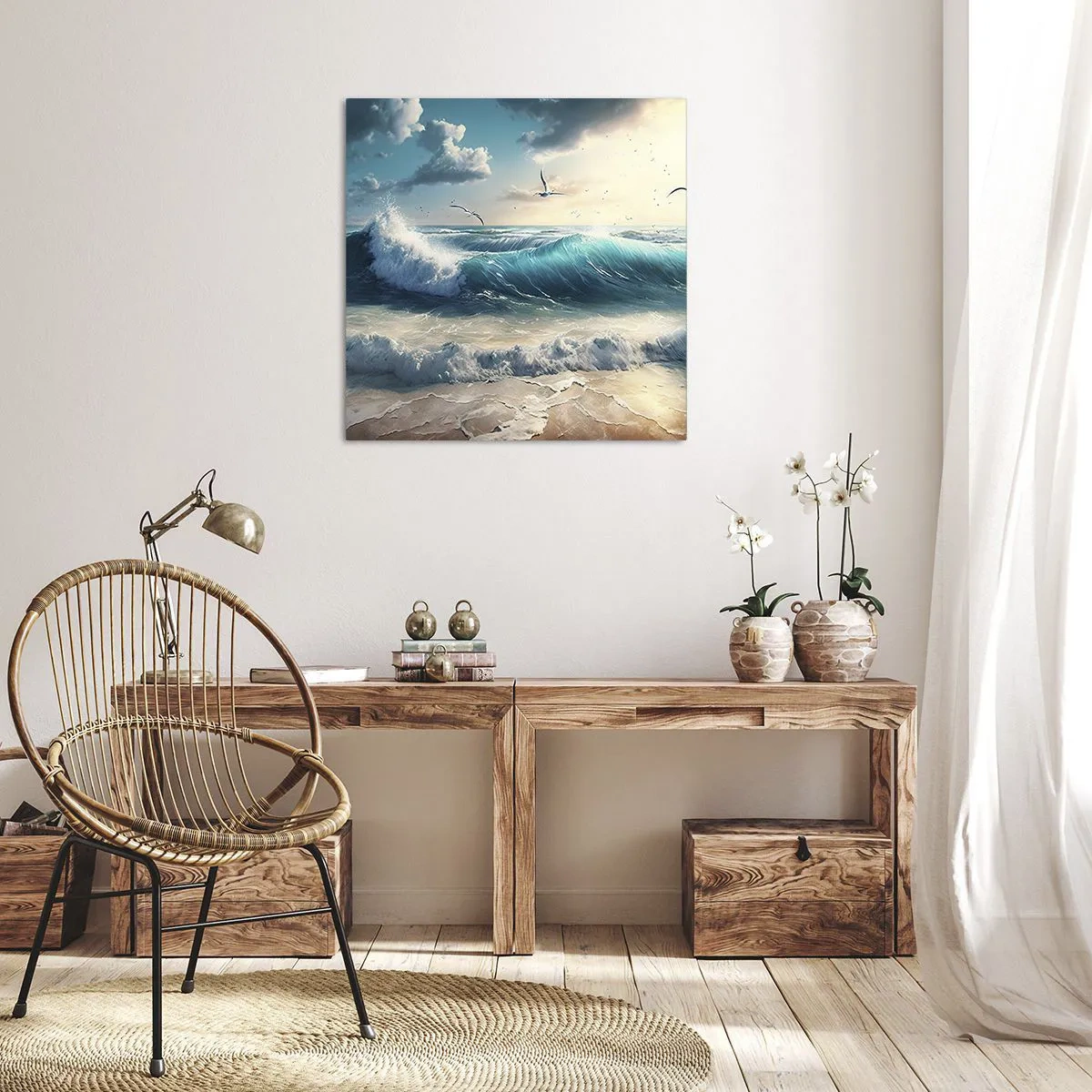 Obraz na płótnie - Szumi tylko dla ciebie - 60x60 cm