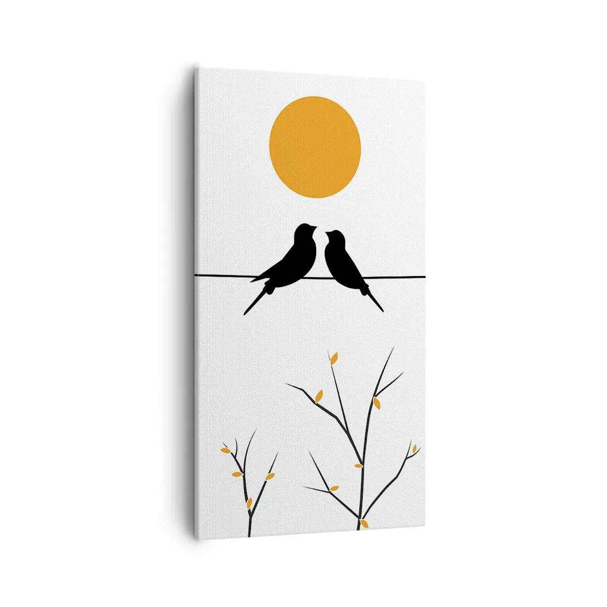 Obraz na płótnie - Słowiczy wieczór - 55x100 cm