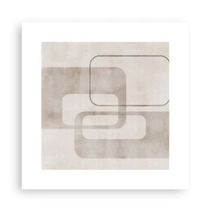 Plakat - Geometryczna fuga - 30x30 cm
