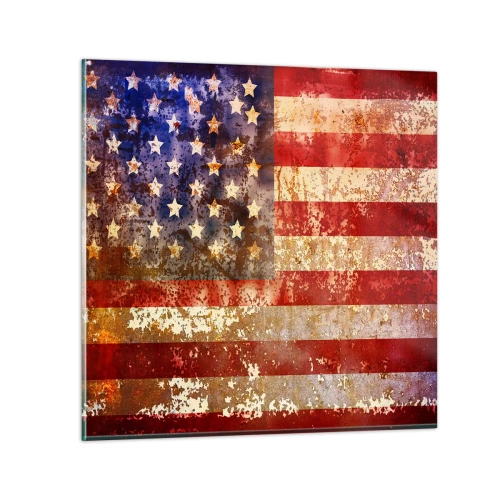 Obraz na szkle - Chwała nie przemija - 40x40 cm