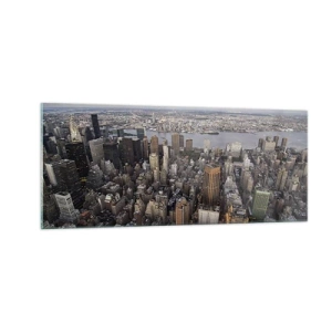 Obraz na szkle - Bijące serce naszych czasów - 100x40 cm