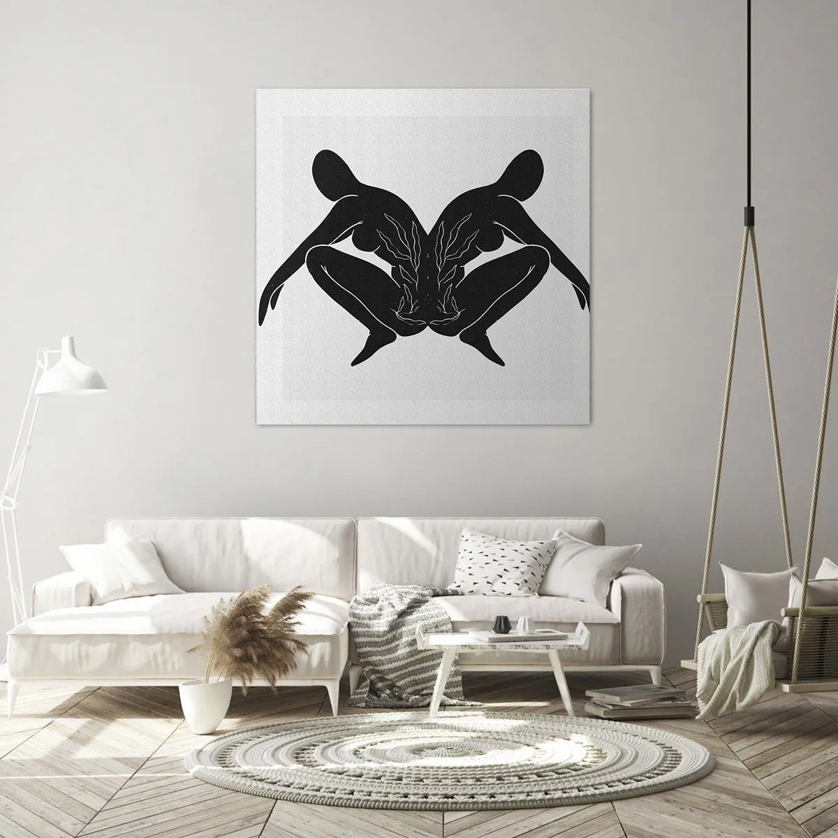 Obraz na płótnie - Wspólna dusza - 60x60 cm