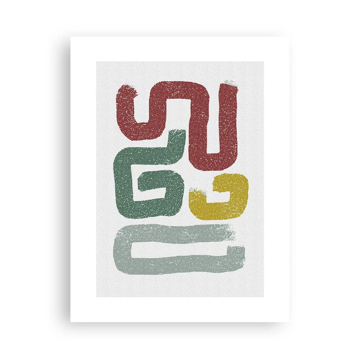 Plakat - W nieznanym języku - 30x40 cm