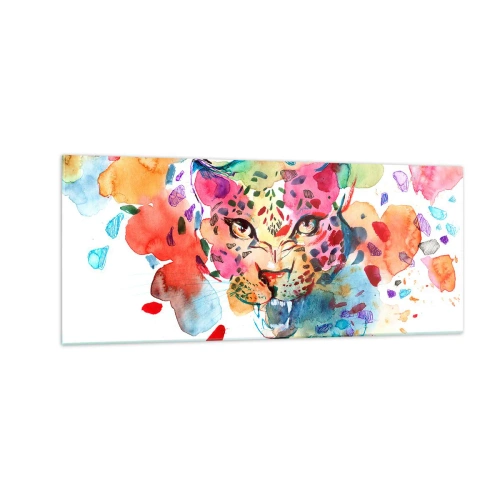 Obraz na szkle - Piękna i bestia - 100x40 cm