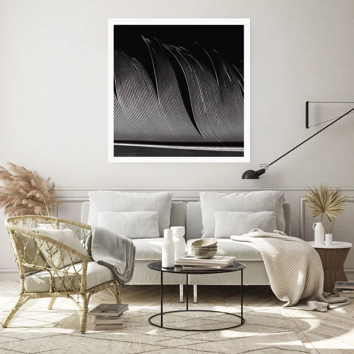 Plakat - Pióro – cudowna konstrukcja - 40x40 cm