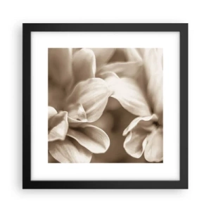 Plakat w czarnej ramie - Łagodne jak uśmiech - 30x30 cm