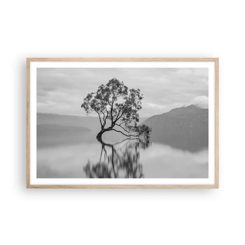 Plakat w ramie jasny dąb - Jest taki kraj - 91x61 cm