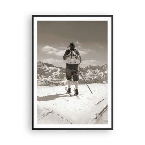 Plakat w czarnej ramie - A góry te same - 70x100 cm