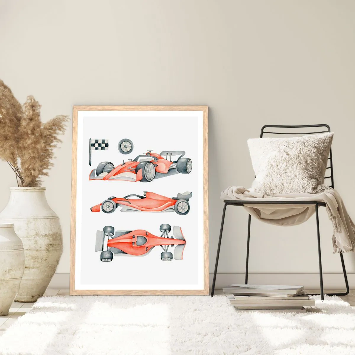 Plakat w ramie jasny dąb - Doścignąć marzenie - 70x100 cm