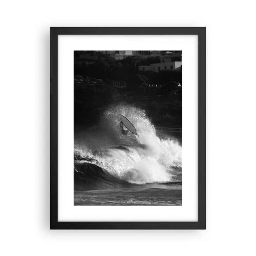 Plakat w czarnej ramie - Wyzwanie przyjęte! - 30x40 cm