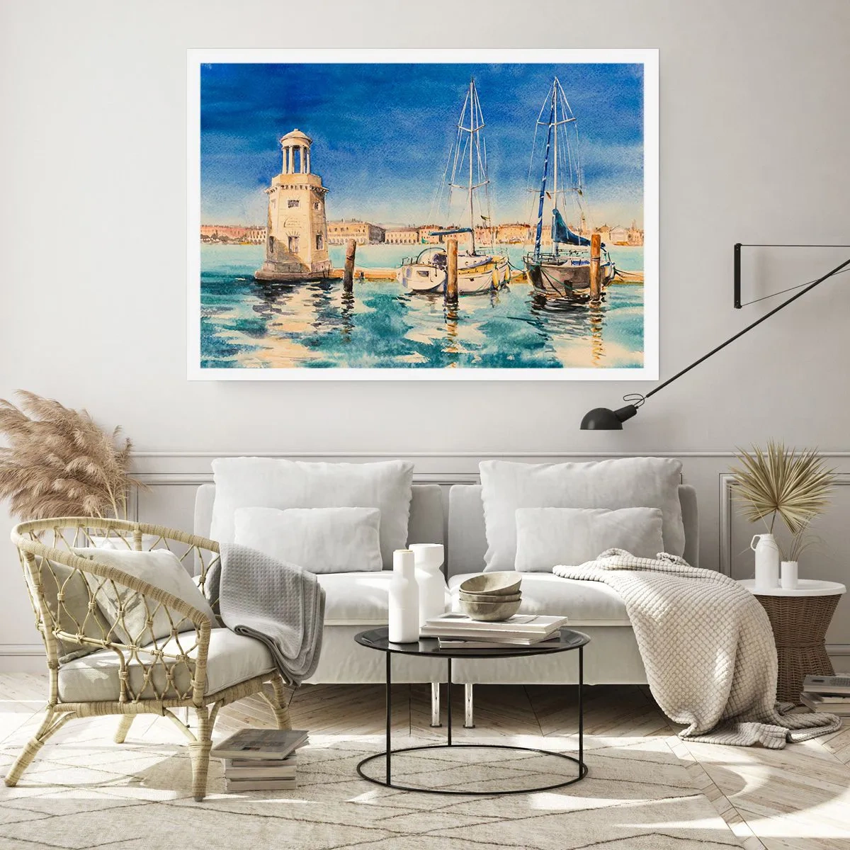 Plakat - Słoneczna laguna - 91x61 cm