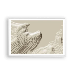 Plakat w białej ramie - Topografia sztuki - 91x61 cm