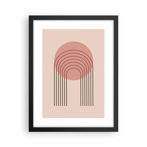 Plakat w czarnej ramie - Nieodparte przyciąganie - 30x40 cm