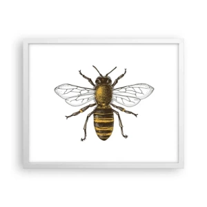 Plakat w białej ramie - Piękna i dobra - 50x40 cm