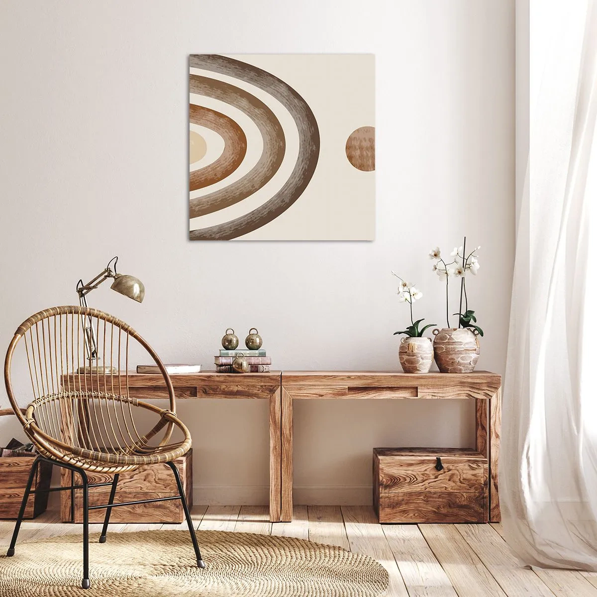 Obraz na płótnie - W odległej galaktyce - 70x70 cm