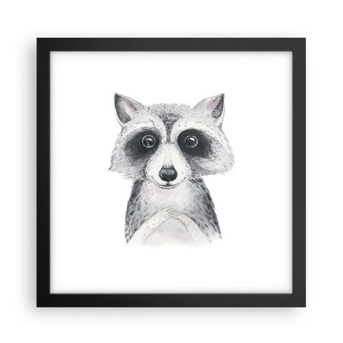 Plakat w czarnej ramie - Chwila na wzruszenie - 30x30 cm