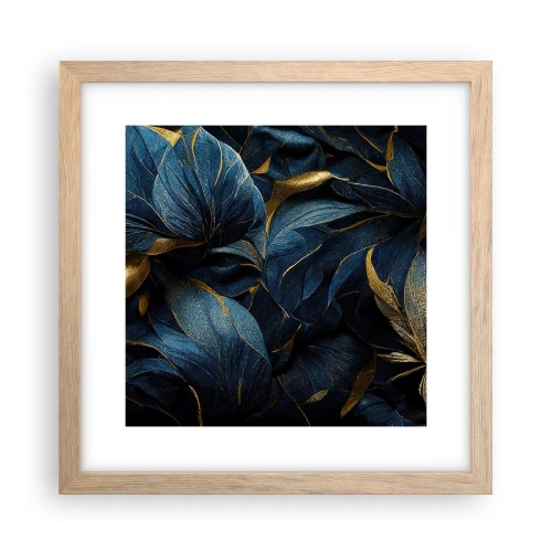 Plakat w ramie jasny dąb - Złotem podszyte - 30x30 cm