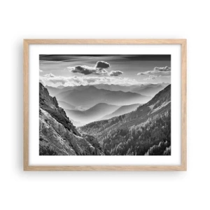 Plakat w ramie jasny dąb - Aż po horyzont - 50x40 cm