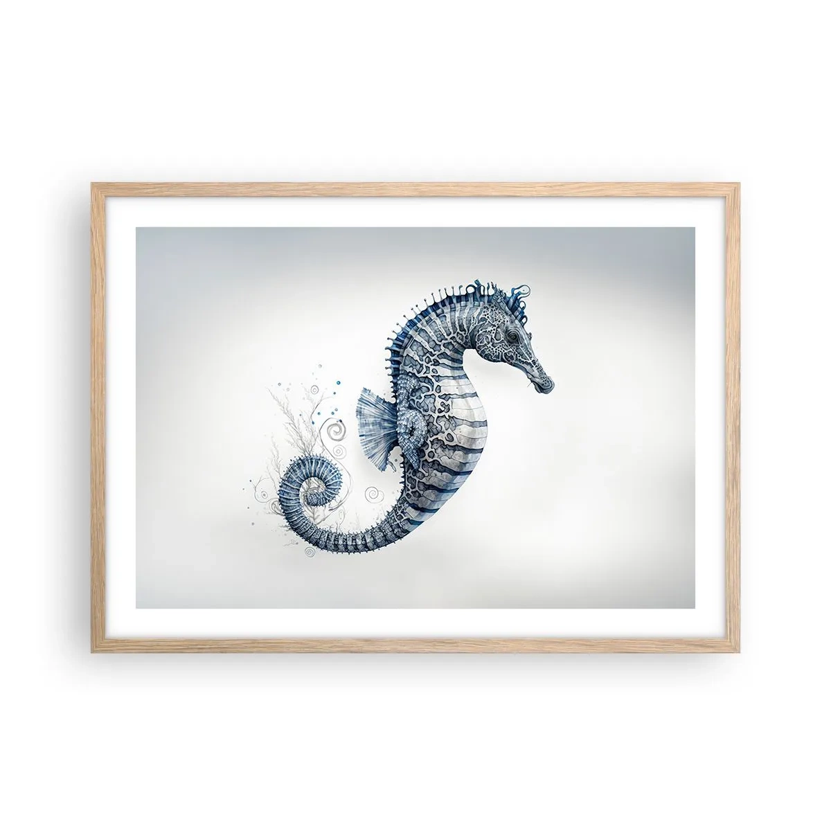 Plakat w ramie jasny dąb - Subtelny żart natury - 70x50 cm