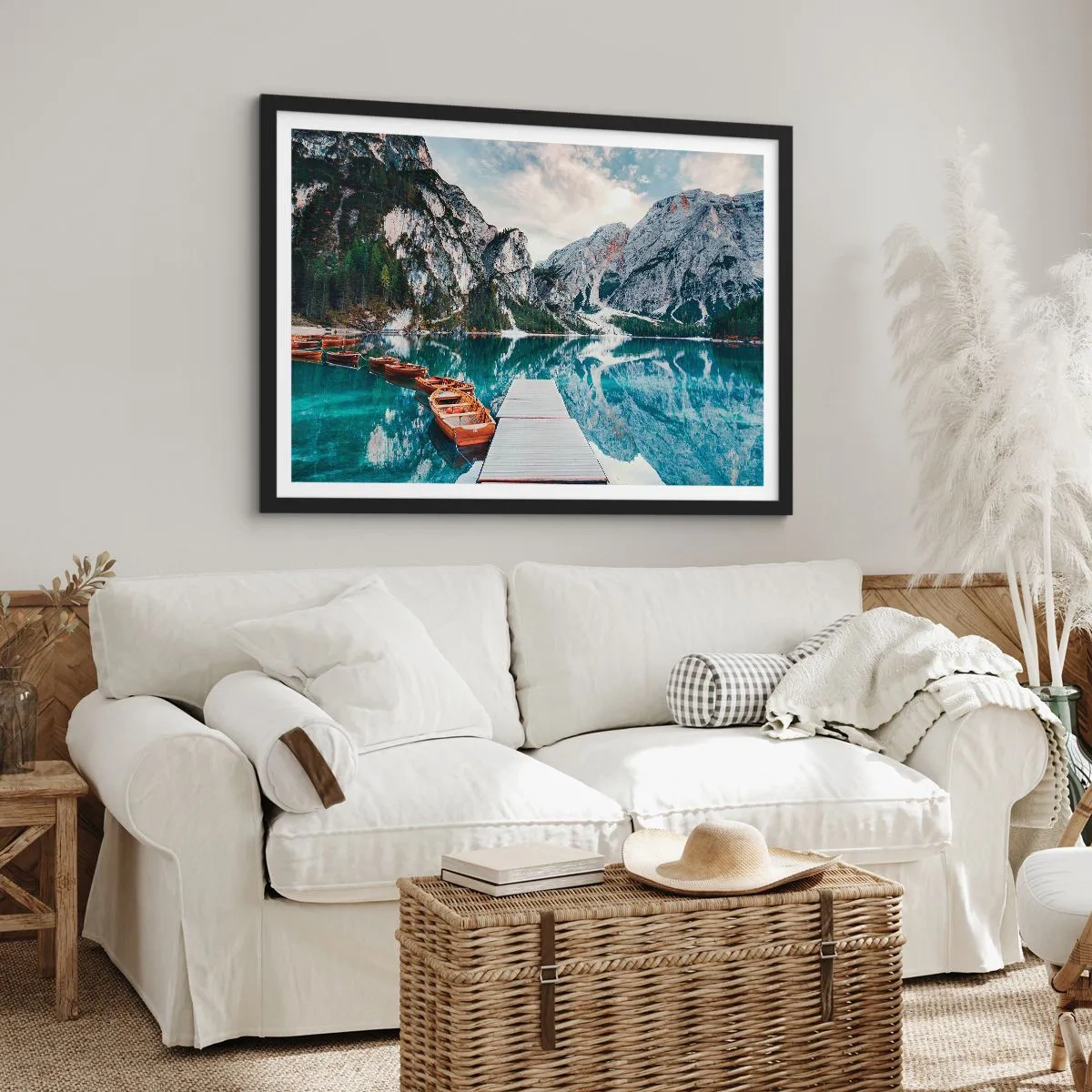Plakat w czarnej ramie - Pokażemy ci piękno - 40x30 cm