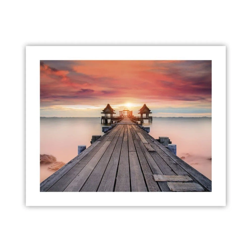 Plakat - Zachód na wschodzie - 50x40 cm
