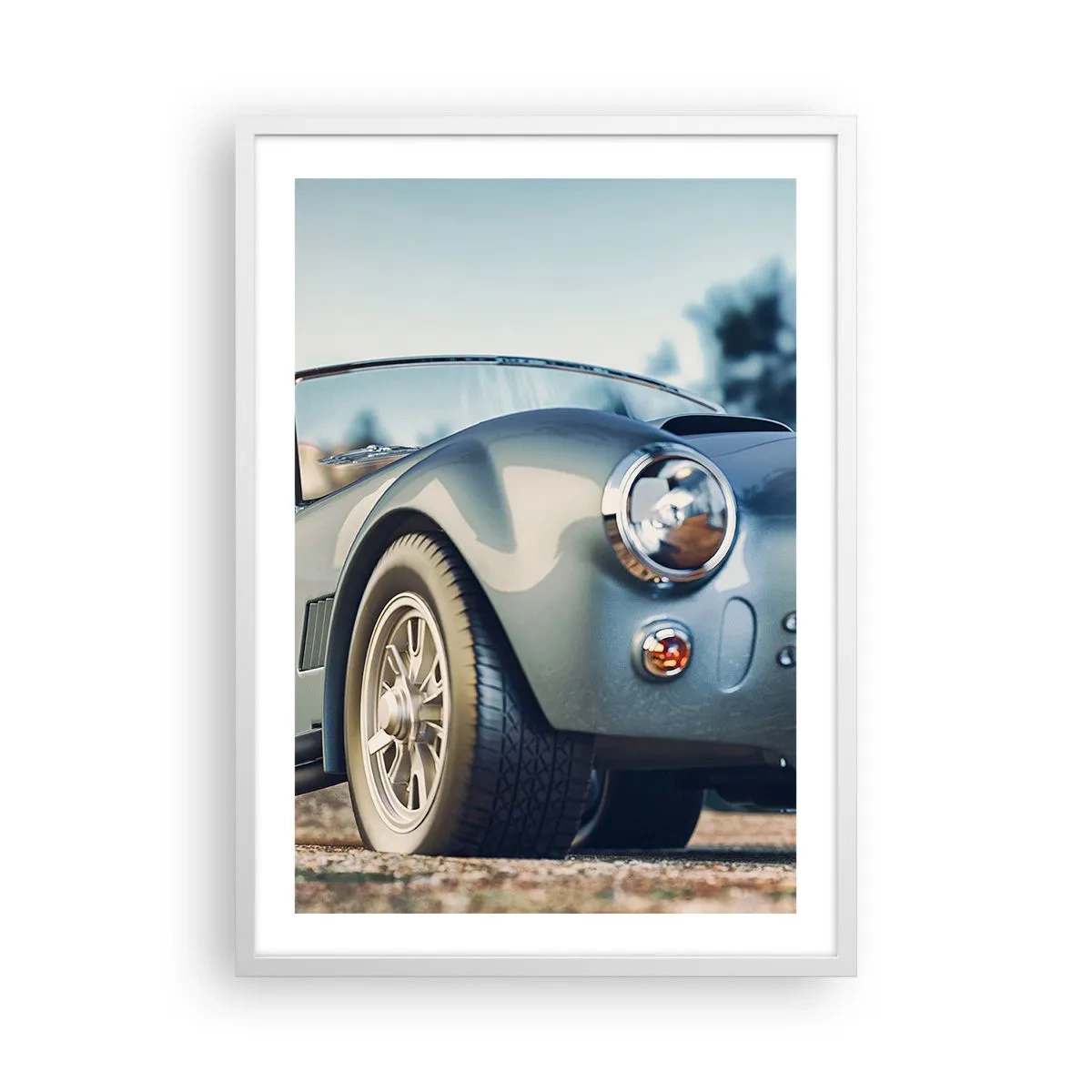 Plakat w białej ramie - Bo liczy się styl - 50x70 cm