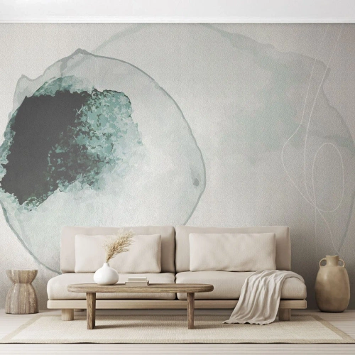 Fototapeta Premium Sand - W kropli wody - Nowoczesny, Minimalistyczny, Abstrakcja - 150x105 cm