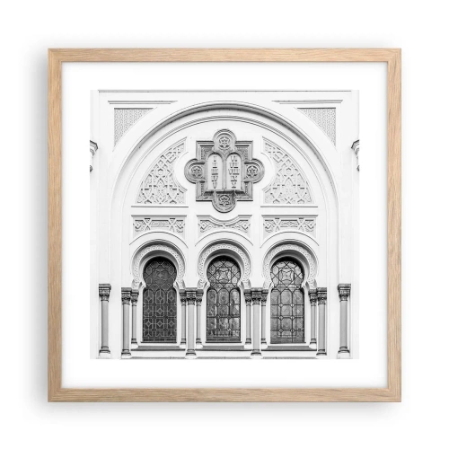 Plakat w ramie jasny dąb - Na pograniczu kultur - 40x40 cm