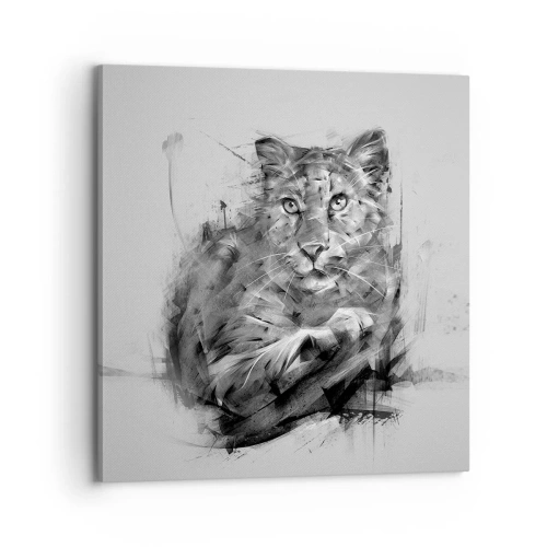 Obraz na płótnie - Tak, słucham uważnie - 70x70 cm