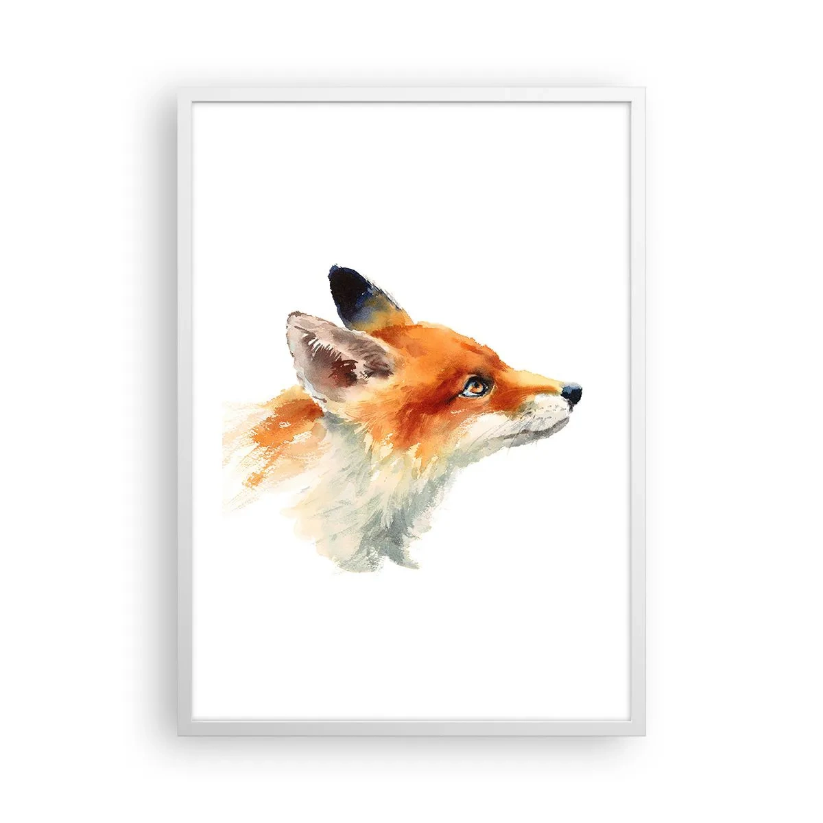 Plakat w białej ramie - Ostrożności nigdy za wiele - 50x70 cm